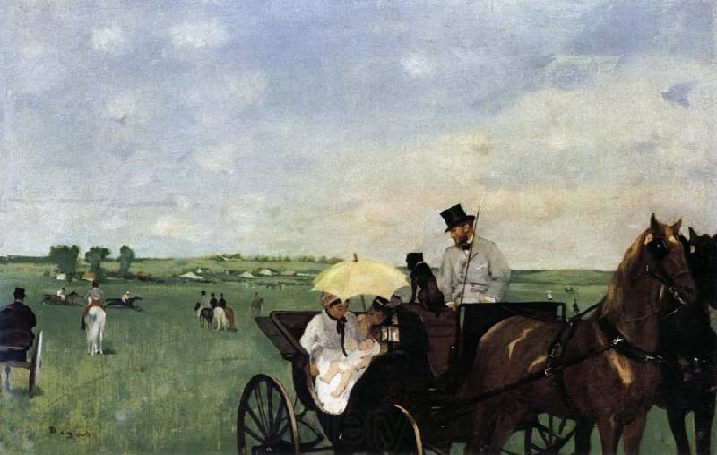 Edgar Degas Racetrack Spain oil painting art